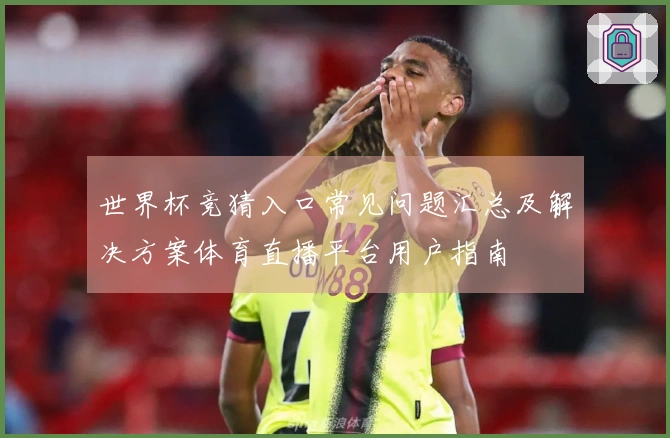 世界杯竞猜入口常见问题汇总及解决方案体育直播平台用户指南